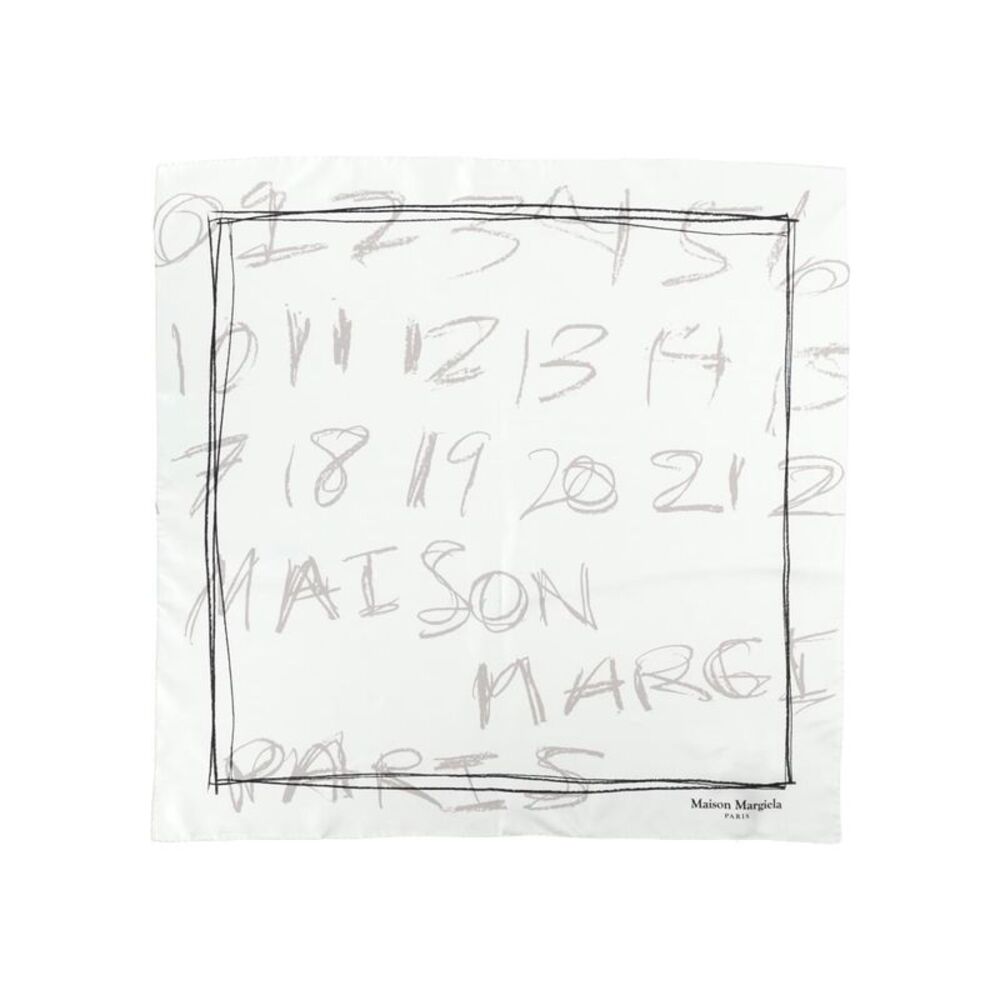 Maison Margiela Women Maison Margiela Women Foulard In Seta "Numerical"